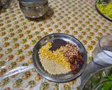 A picture of step 2 of Rice is Nice Mango and Amla Rice with side dish vegetable Avial.