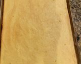 A picture of step 3 of Buche de Noel.