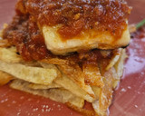 Foto del paso 7 de la receta: Bacalao Skrei con patatas paja y salsa de tomate