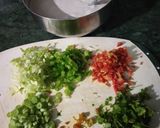 A picture of step 1 of Desi Burger.