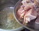 A picture of step 2 of Aloo gosht ka salan.