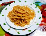 A picture of step 4 of Crispy tasty butter murukku.