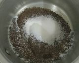 A picture of step 12 of Choco orange eclair with fresh cream...cup of hot chocolate.