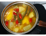 Foto langkah ke 4 dari resep Sayur Asem + Ikan Asin Sederhana Dan Enak.