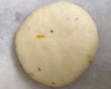 A picture of step 11 of Kachori with aloo sabji.