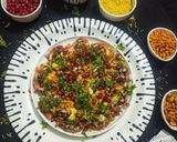 A picture of step 9 of Papdi Chaat.