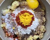 Foto del paso 3 de la receta: ✨💫Masa de tarta salada: polenta (cocida) harina de trigo sarraceno y harina de lino ⭐ #Singluten 💫✨