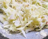A picture of step 2 of Cabbage moong dal bhaji.