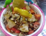 फ्रूट मोठ चाट (fruit moth chaat recipe in Hindi) रेसिपी चरण 5 फोटो