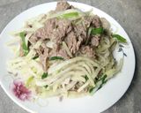 Hình bước làm 6 của món Bò xào su hào