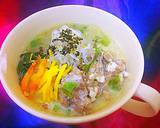 Yang Kalguksu AKA Mie Sup Kambing Korea langkah memasak 4 foto