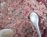 Foto langkah ke 1 dari resep Pepes daging sapi tempe dan kangkung.
