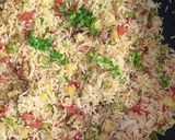 A picture of step 6 of Desi Style Vegetable Fried Rice 🍛🍚💛💚❤.