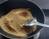 A picture of step 1 of Lapse upma(broken wheat rava upma).