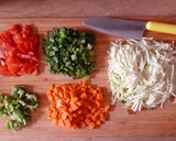 A picture of step 1 of Chicken Shashlik Curry with Rice🍛.