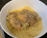 A picture of step 2 of Chicken Parmigiana.