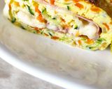 Foto del passaggio 2 della ricetta Rotolo di frittata al forno