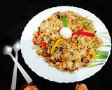मशरूम फ्राइड राइस रेसिपी चरण 3 फोटो