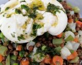 Foto del paso 9 de la receta: Ensalada de Lentejas, Verduras y Burrata