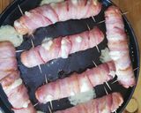 Sajttal töltött Bacon virslik recept fázis 3 fotója
