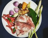 Foto langkah ke 1 dari resep Daging sapi goreng asam.