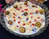 A picture of step 5 of Dehi wala meetha fruits chaat.