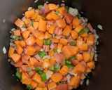 Foto do passo 2 de Sopa de Grão-de-bico com cenoura e espinafre