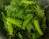 A picture of step 2 of Green chutney.