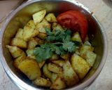 A picture of step 11 of Simple Fry Aloo.