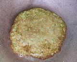 A picture of step 5 of Moong Dal Chilla.