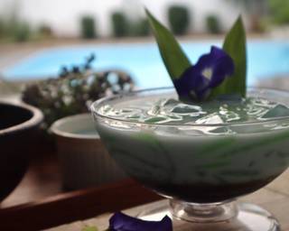 Es Cendol In the blue - Step 4