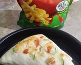 A picture of step 4 of Pizza sandwich #Ramzan special.