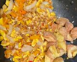 A picture of step 3 of Ackees with Baked Potatoes.