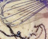 A picture of step 1 of Sponge chocolate cake.