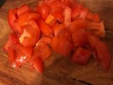 Tomatoes Fried with Egg and Cheese Noodles