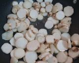 A picture of step 1 of Sweet Potato Payasam.