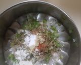 A picture of step 1 of Capsicum stuffed Parantha.