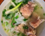 Hình bước làm 4 của món Bánh đa sườn