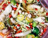 Hình bước làm 9 của món Chân gà ngâm sả tắc