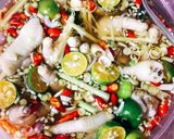 Hình bước làm 9 của món Chân gà ngâm sả tắc