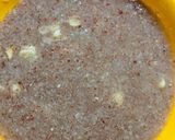 A picture of step 1 of Brown rice + single garlic kanji (porridge).