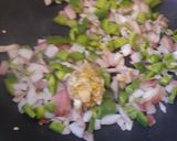 A picture of step 1 of Prawns in coconut curry.