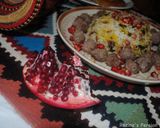 A picture of step 11 of Persian Pomegranate Rice with Pistachio and Raisins.
