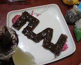 Foto langkah ke 3 dari resep Kue Ultah Wafer Coklat (no backing/masak).