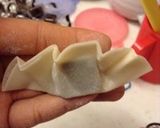 A picture of step 3 of Delicious Chocolate Pies Wrapped in Dumpling Wrappers.