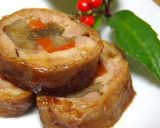 A picture of step 6 of For Osechi and Bentos Beef and Burdock Root Yawatamaki Rolls.