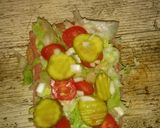 A picture of step 5 of Ham/Bacon Sandwich.