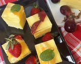 Foto langkah ke 10 dari resep Cake Puding Buah #Pekaninspirasi #PRramadhan_Takjil.
