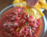 A picture of step 6 of Fresh Tomato Salsa 🍅 & Deep Fried Tortilla Chips.