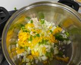 Foto del paso 2 de la receta: Pastel de pollo y coliflor Grez - Keto